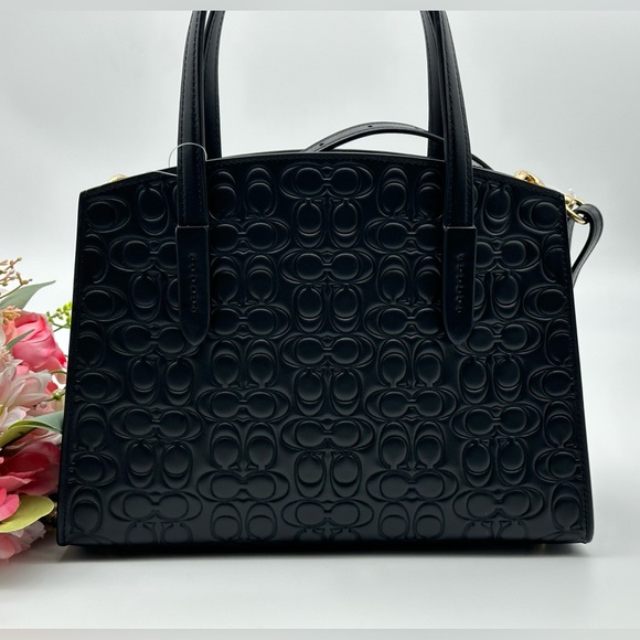 Coach Signature Leather Carryall Bag - Picture 5 of 15